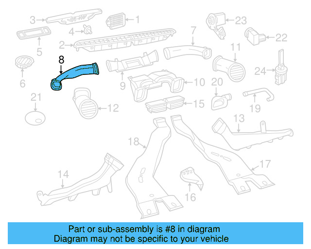 Outer Duct 5C1-819-655 - View 5