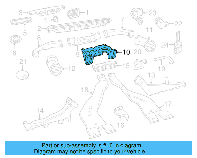 Outer Duct 5C1-819-656 - View 6