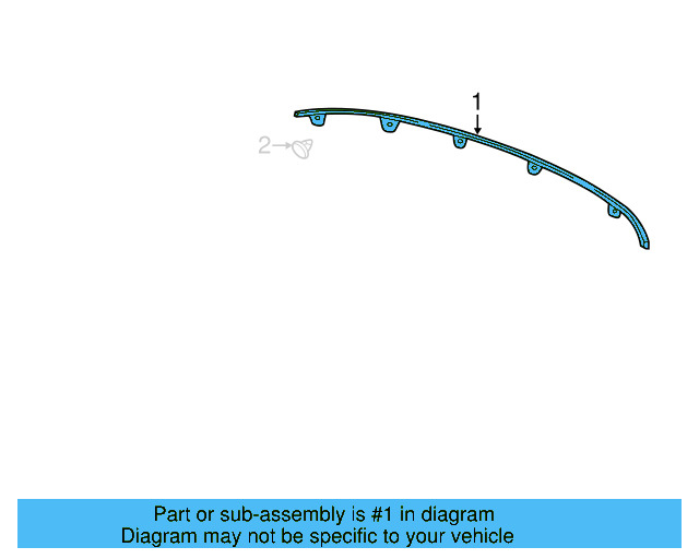 Rear Molding 5C3-853-981-G-7Z7 - View 3