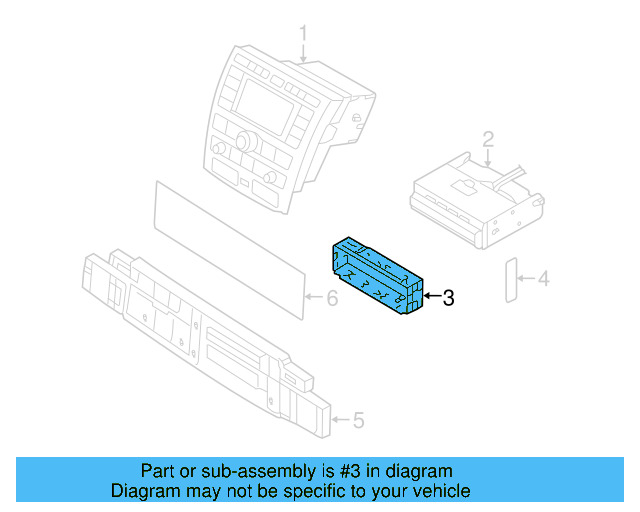 Control Module Bracket 3D0-919-977 - View 2