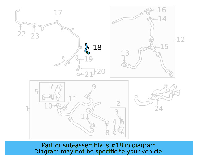 Hose 06K-121-049-A - View 14