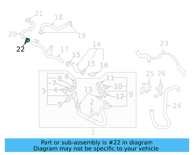 Reservoir Hose Clamp N-906-869-02 - View 333