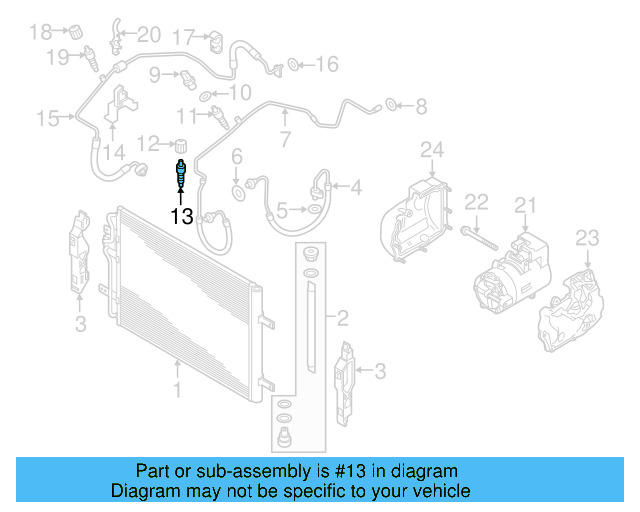 A/C Service Valve Core 8E0-820-855 - View 28