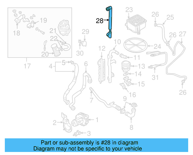 Pressure Hose 8D0-133-784 - View 18