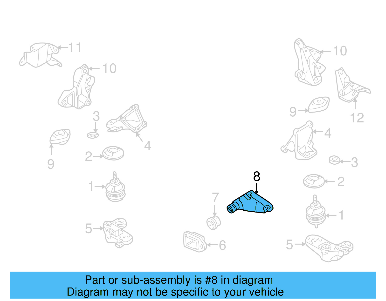 Support 8D0-199-343-J