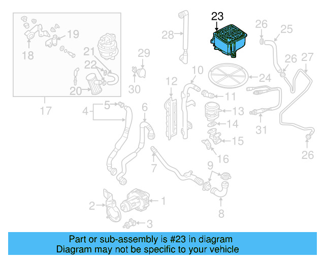 Vapor Canister 8D0-201-801-E - View 24