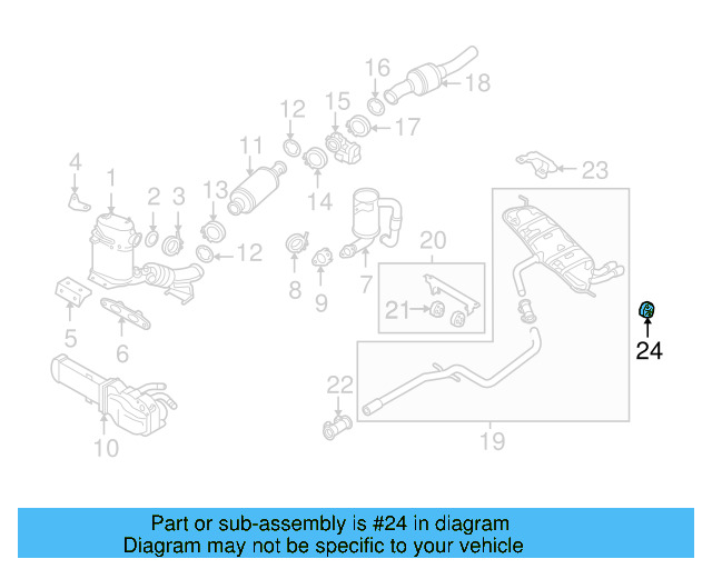 Muffler & Pipe Retainer Ring 8D0-253-147-E - View 47