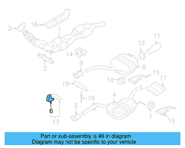 Muffler & Pipe Retainer Ring 8D0-253-147-E - View 54