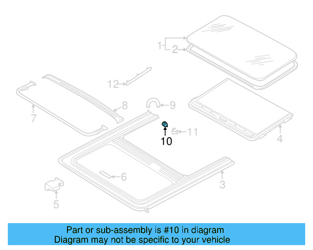 Drain Hose Grommet 8D0-877-242 - View 9