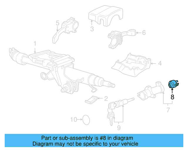 Ignition Switch 4B0-905-849 - View 38