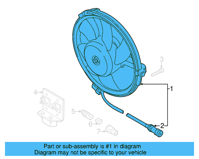 Fan Assembly 8D0-959-455-C - View 2