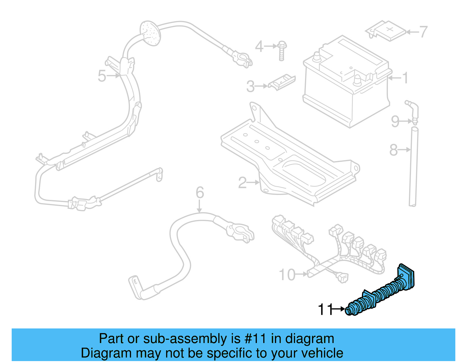 Engine Harness 8D1971072HB - View 6