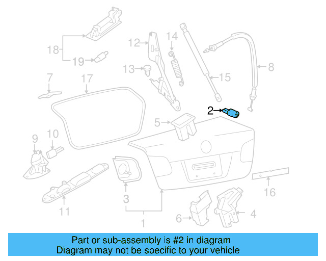 Hinge Stop 8D5-827-499 - View 5