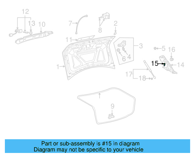 Hinge Stop 8D5-827-499 - View 15