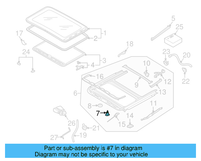 Frame Assembly Bolt 8D5-877-721 - View 5