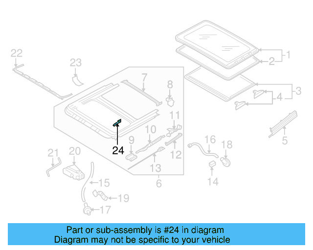 Deflector Mount Kit 8D5-898-671-A - View 12