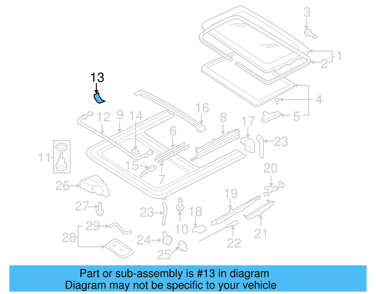 Deflector Mount Kit 8D5-898-671-A - View 13