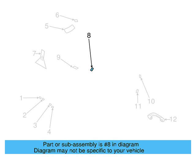 Air Bag Label 8E0-010-352-P - View 12