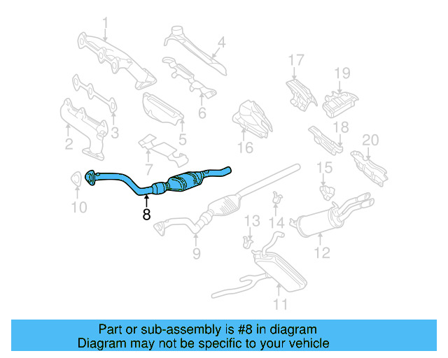 Converter & Pipe 8E0-253-096-KX - View 5