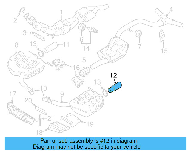 Tail Pipe Extension 3C0-253-683-N - View 8