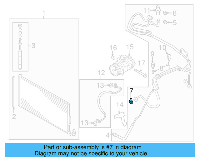 A/C Refrigerant Line O 4E0-260-749-A - View 92