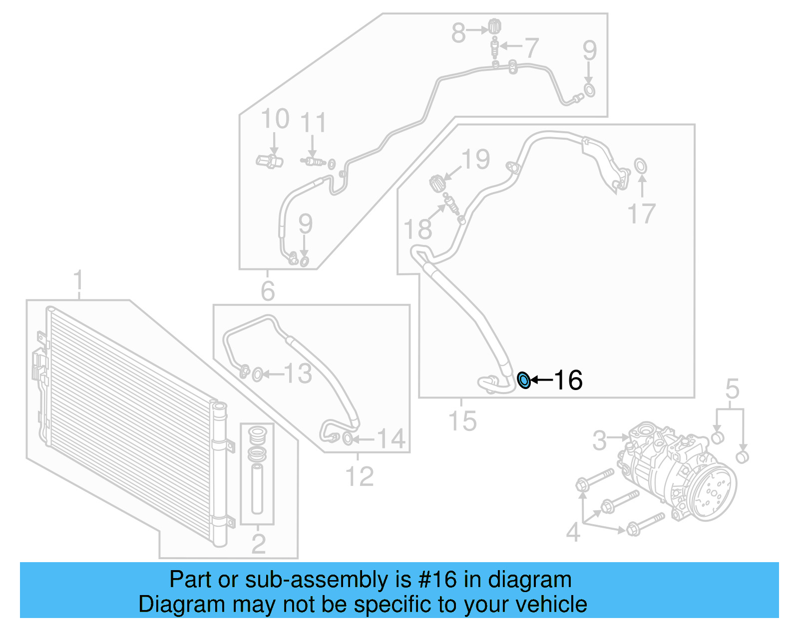 A/C Refrigerant Line O 8E0-260-749-C - View 39