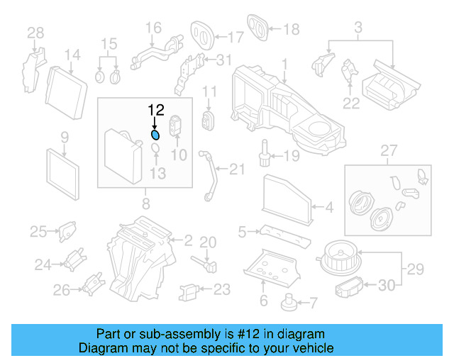 Expansion Valve Upper Seal 8E0-260-749-D - View 49