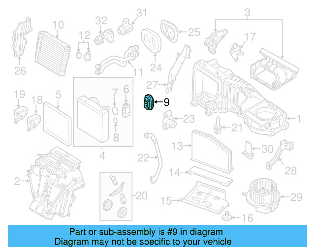 Expansion Valve Upper Seal 8E0-260-749-D - View 45