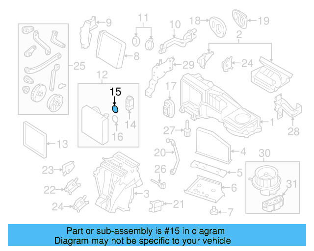 Expansion Valve Upper Seal 8E0-260-749-D - View 44