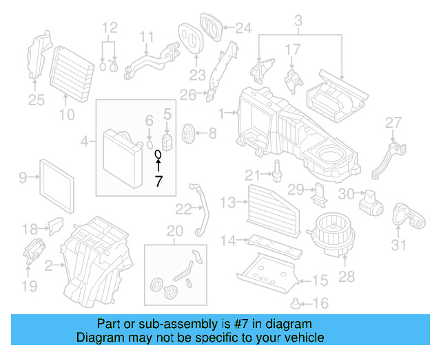 Expansion Valve Upper Seal 8E0-260-749-D - View 31