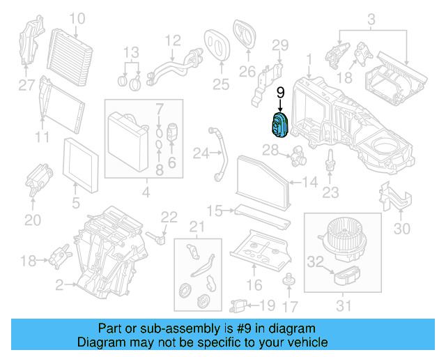 Expansion Valve Upper Seal 8E0-260-749-D - View 99
