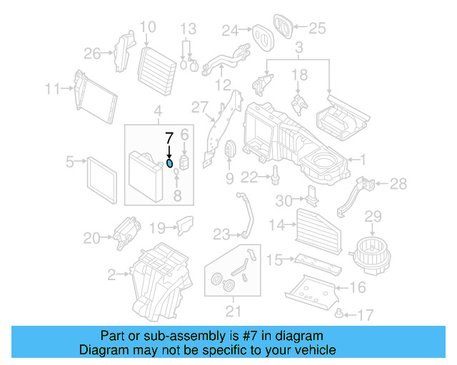 Expansion Valve Upper Seal 8E0-260-749-D - View 20