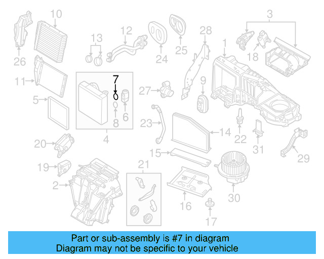 Expansion Valve Upper Seal 8E0-260-749-D - View 18