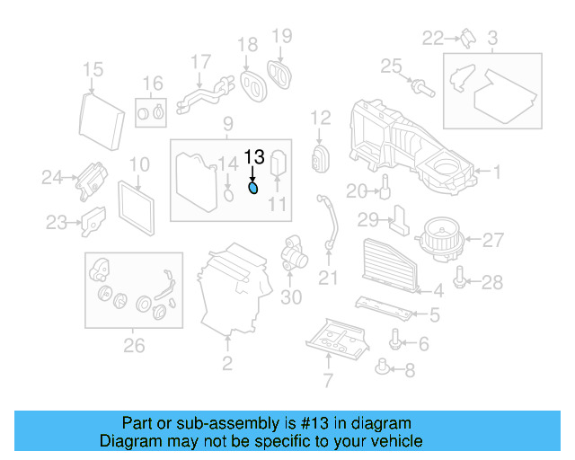 Expansion Valve Upper Seal 8E0-260-749-D - View 17