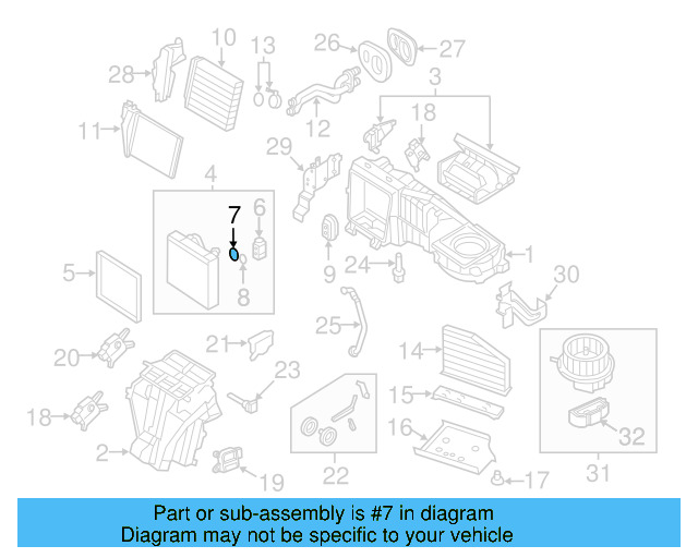 Expansion Valve Upper Seal 8E0-260-749-D - View 100