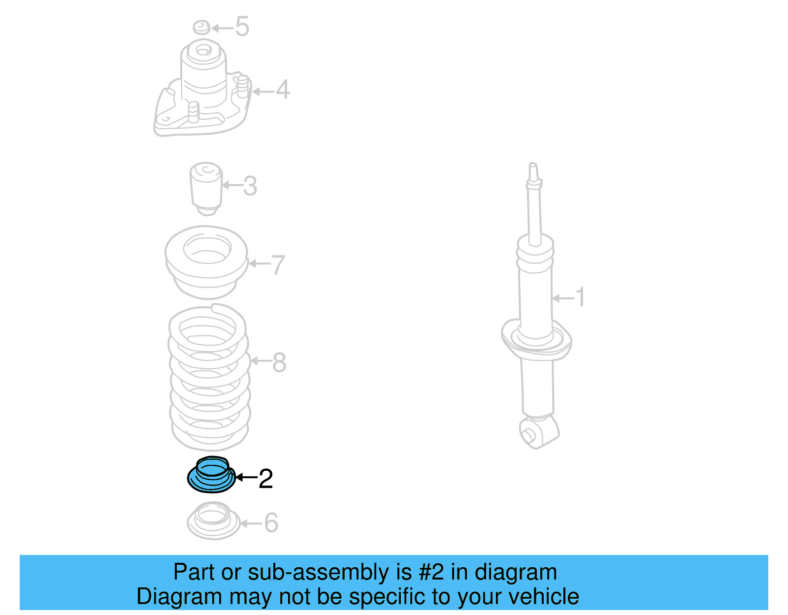 Strut Packing 8E0-512-109-B - View 2