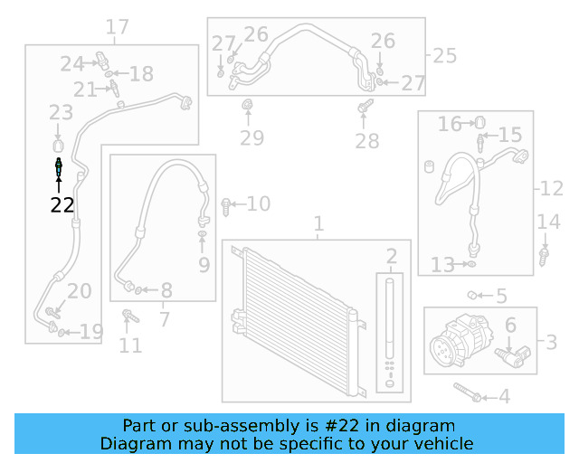 A/C Service Valve Core 8E0-820-855 - View 104