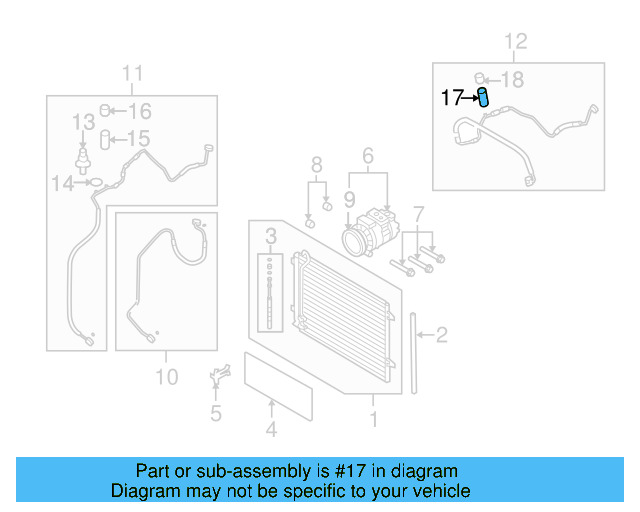 A/C Service Valve Core 8E0-820-855 - View 21