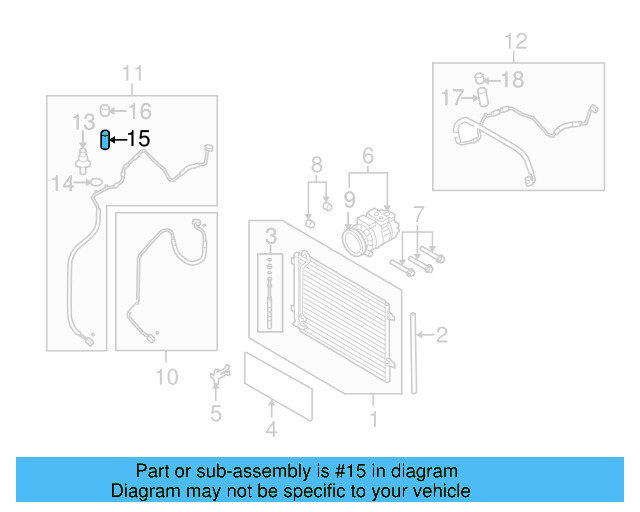 A/C Service Valve Core 8E0-820-855 - View 22