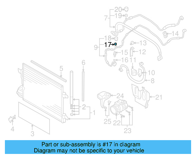 A/C Service Valve Core 8E0-820-855 - View 26