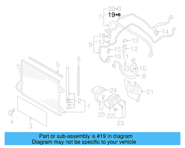 A/C Service Valve Core 8E0-820-855 - View 27