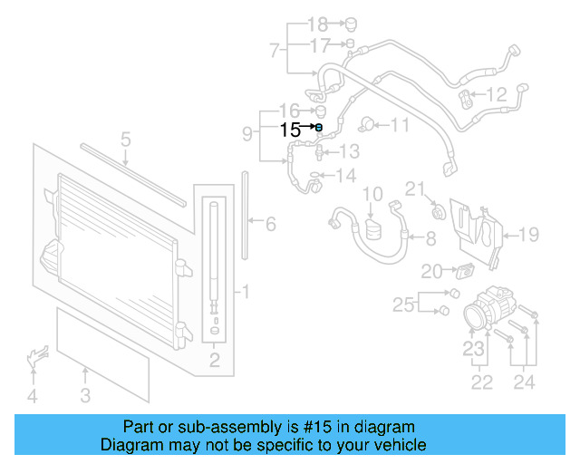 A/C Service Valve Core 8E0-820-855 - View 99
