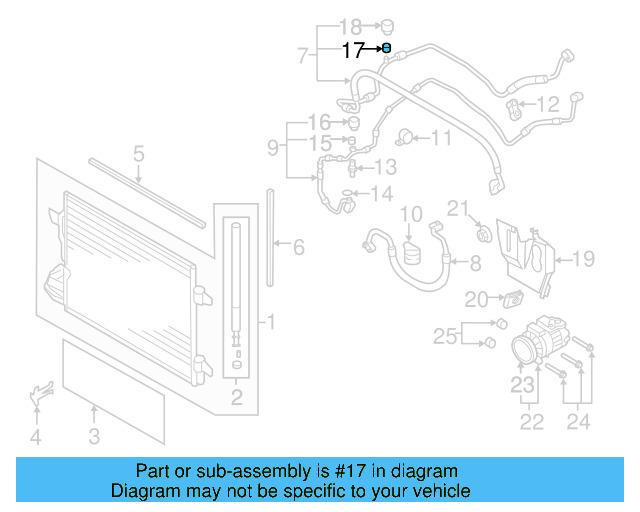 A/C Service Valve Core 8E0-820-855 - View 97