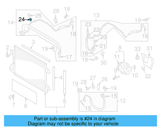 A/C Service Valve Core 8E0-820-855 - View 105