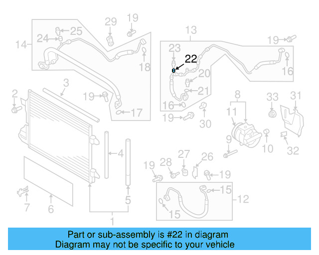 A/C Service Valve Core 8E0-820-855 - View 106