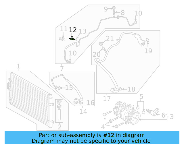 A/C Service Valve Core 8E0-820-855 - View 34