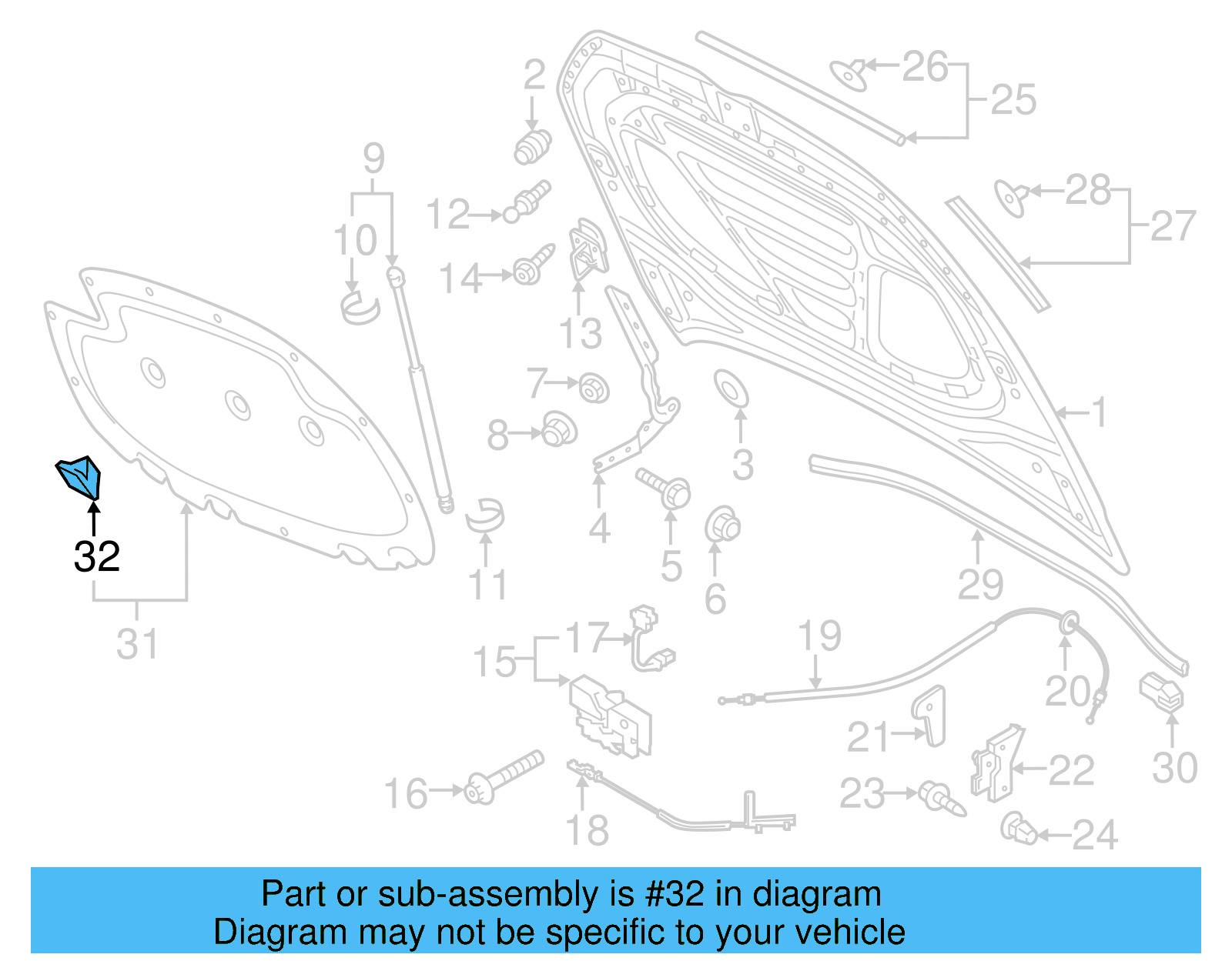 Insulator Clip 8E0-863-727-A - View 13
