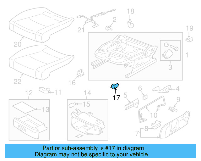 Track End Cover 8E0-881-347-E-9B9 - View 9