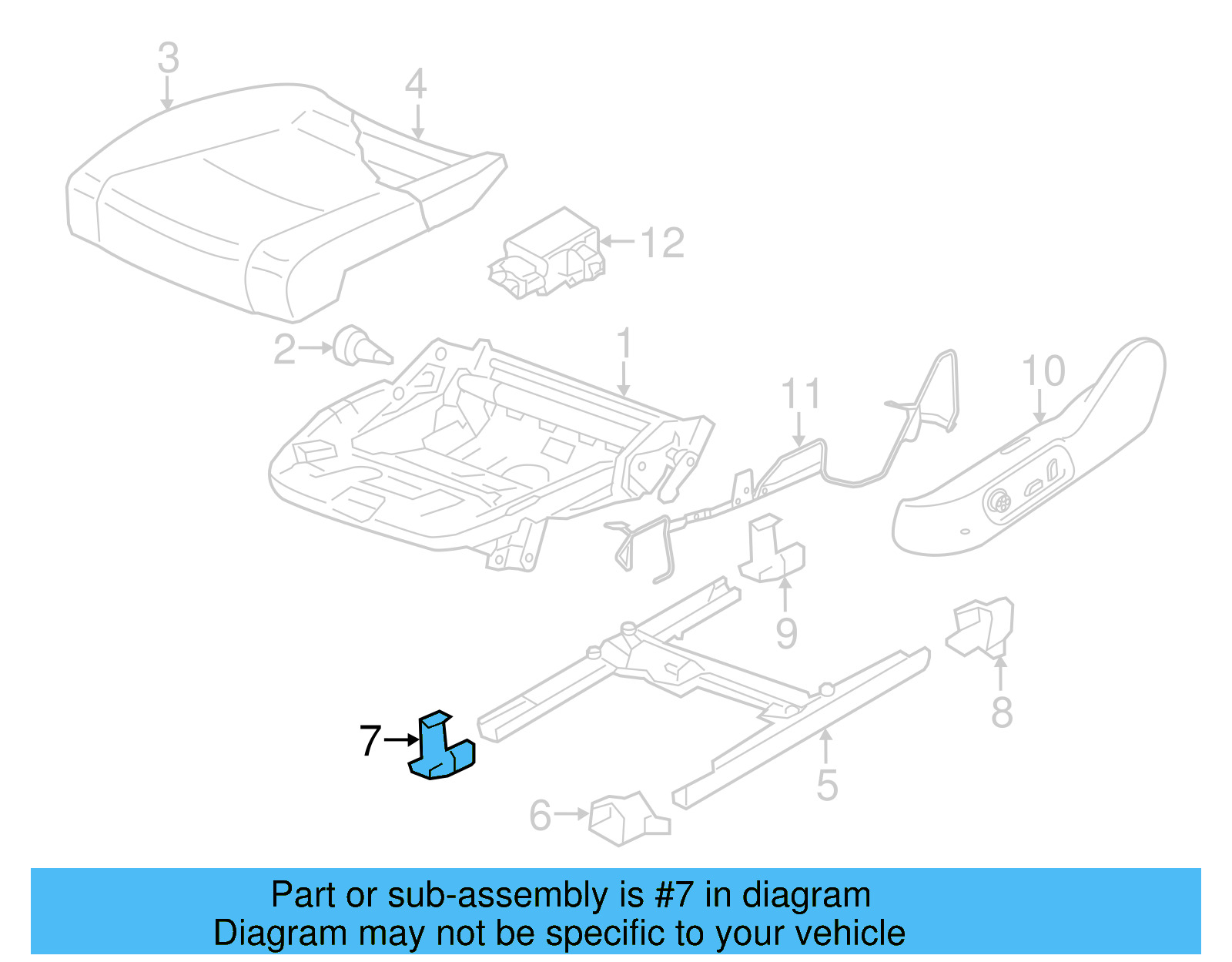 Track End Cover 8E0-881-347-E-01C - View 11