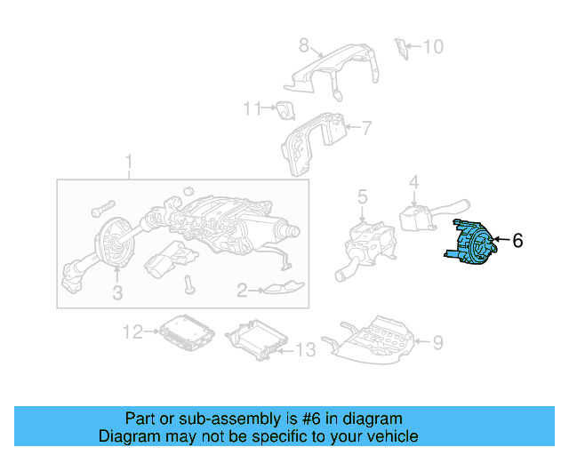 Clock Spring 8E0-953-541-E - View 13
